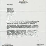 large Letter of support pg 1